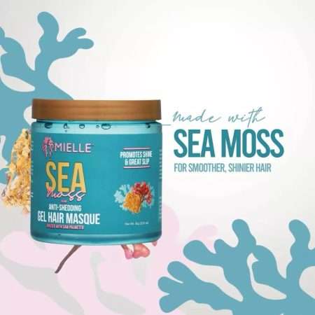 قناع مييل Mielle Sea Moss Anti-Shedding Gel Hair Masque – ماسك جل لتقوية الشعر وتقليل التساقط