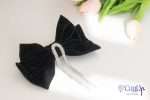 BLACK BOWKNOT HAIR CLIP