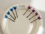 butterfly hair pins