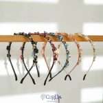 crytal hair hoop close up