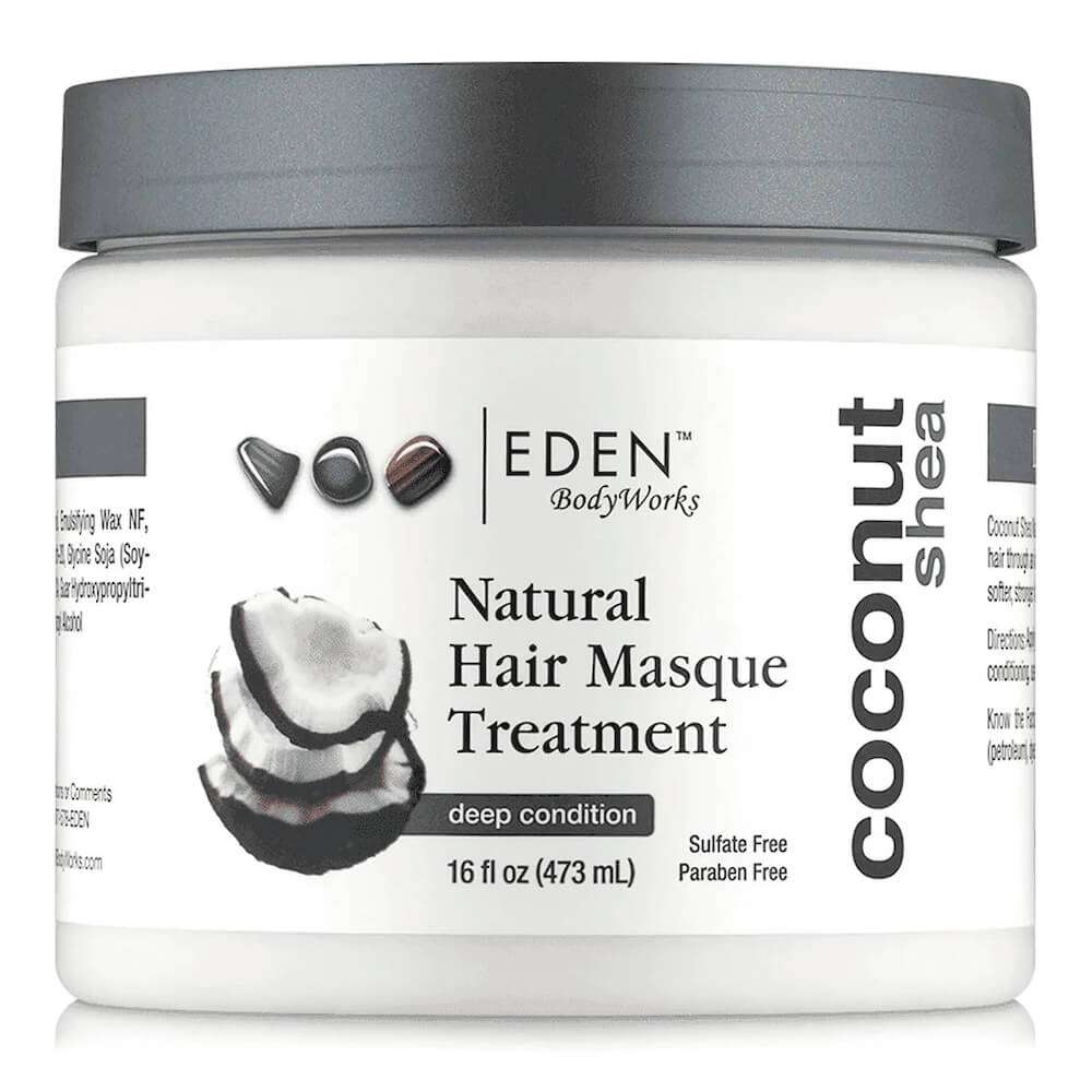765591005666 EDEN BodyWorks Coconut Shea Moisturizing Hair Masque Treatment - 473 ML