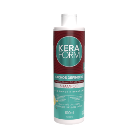 Keraform Defined Curls Super Hydrating Shampoo – Skafe | شامبو كيرافورم لتحديد الكيرلي وترطيب عميق – سكافيه (500ml)