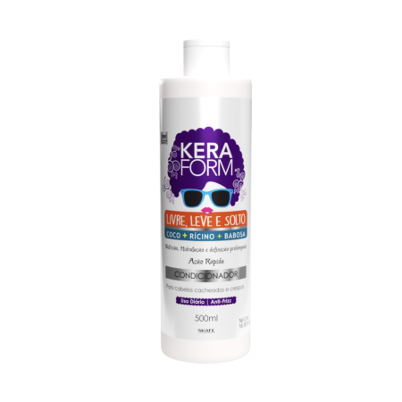 KeraForm Free, Light & Loose Conditioner – Lightweight Hydration & Anti-Frizz | بلسم كيرافورم حر وخفيف وناعم لترطيب الشعر والتحكم بالهيشان (500ml)