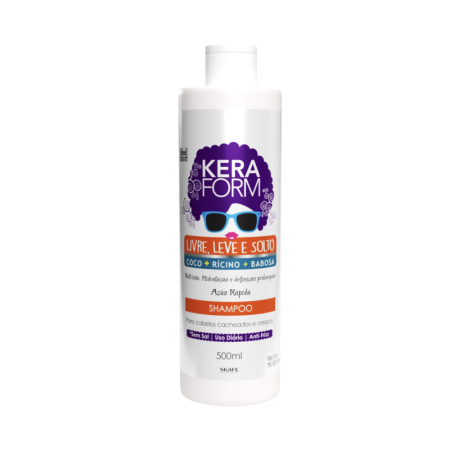 KeraForm Free, Light & Loose Shampoo – Lightweight Hydration & Frizz Control | شامبو كيرافورم حر وخفيف وناعم لترطيب الشعر والتحكم بالهيشان (500ml)