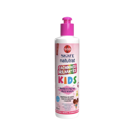 سكاف ناتوترات S.O.S Kids ليف إن للأطفال لتحديد الكيرلي بزبدة الشيا وزيت دوار الشمس - Skafe Natutrat Cachinhos Brilhantes Intensive Maintenance 300ml