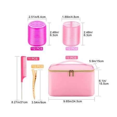 hair rollers bag kit