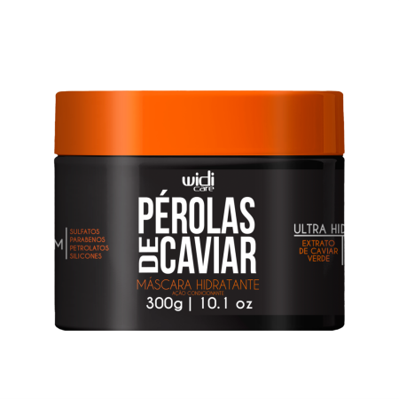 عبوة ماسك Widi Care Pérolas de Caviar Hidratante 300 جم باللؤلؤ والكافيار