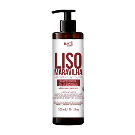 Widi Care Liso Maravilha Oil Control Shampoo – Balanced Sebum & Deep Clean – 300ml